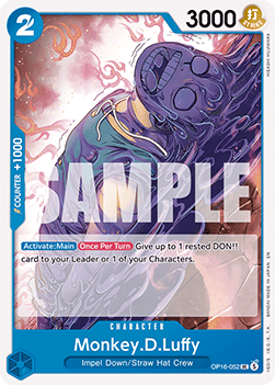 (052) One Piece TCG OP16: The Time of Battle Single: Monkey.D.Luffy (OP16-052)  Uncommon