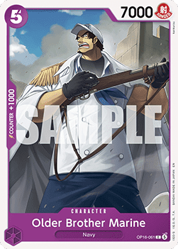 (061) One Piece TCG OP16: The Time of Battle Single: Older Brother Marine (OP16-061)  Common
