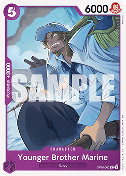 (062) One Piece TCG OP16: The Time of Battle Single: Younger Brother Marine (OP16-062)  Common