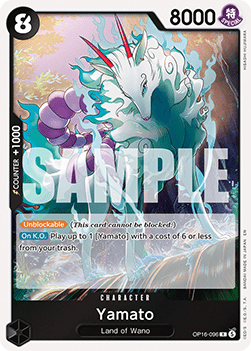 (096) One Piece TCG OP16: The Time of Battle Single: Yamato (OP16-096)  Rare