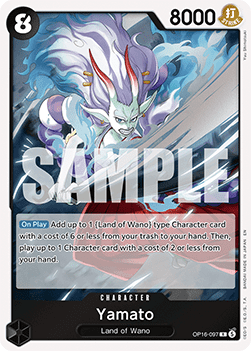 (097) One Piece TCG OP16: The Time of Battle Single: Yamato (OP16-097)  Rare