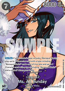 (OP14-084) One Piece TCG OP16: The Time of Battle Single: Ms. All Sunday (OP14-084)  Special Rare