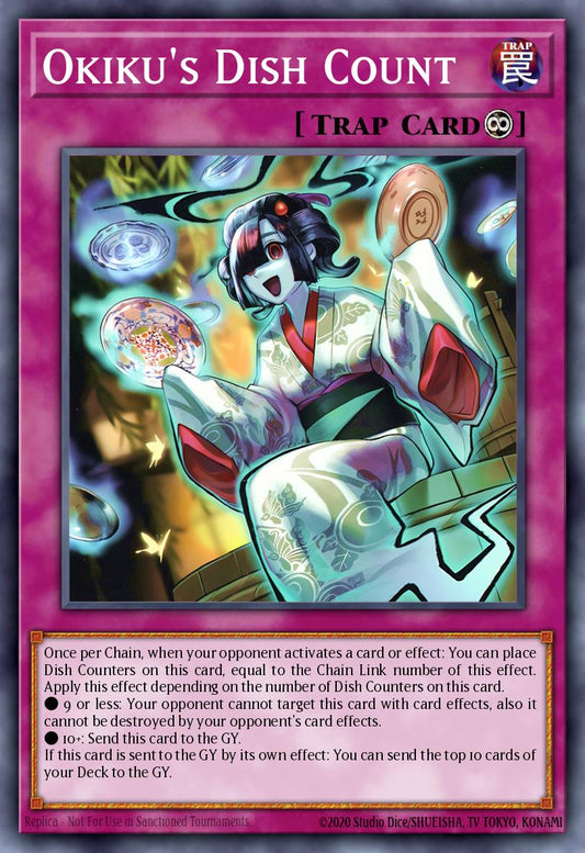 (080) YuGiOh TCG DOOD: Doom of Dimensions Single: Okiku's Dish Count  Common