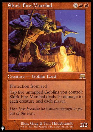 (229) Magic The Gathering The List Single: Skirk Fire Marshal  Rare