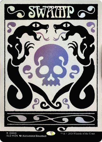(890) Magic The Gathering Secret Lair Drop Series Single: Swamp  Land