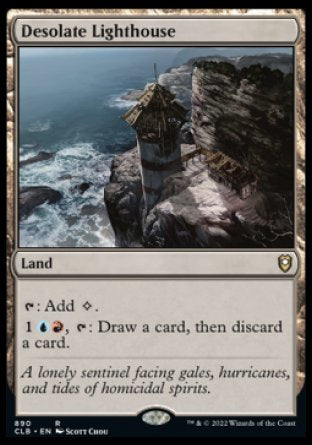 (890) Magic The Gathering Commander Legends: Battle for Baldur's Gate: Extras Single: Desolate Lighthouse  Rare