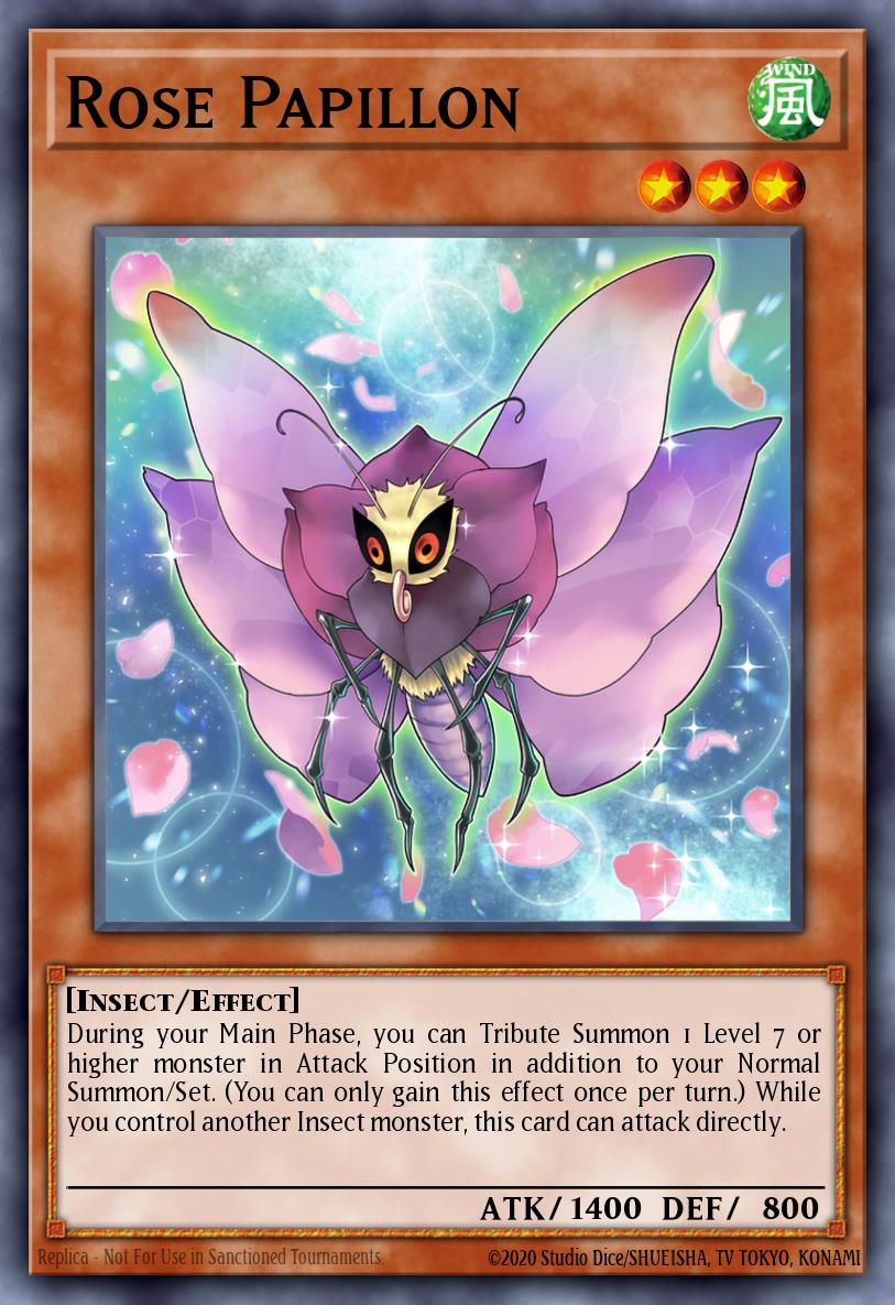 (250) YuGiOh TCG MP24: 25th Anniversary Tin: Dueling Mirrors Single: Rose Papillon  Ultra Rare
