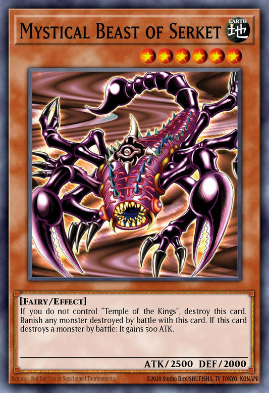 (032) YuGiOh TCG PGL2: Premium Gold 2 Single: Mystical Beast of Serket  Gold Rare