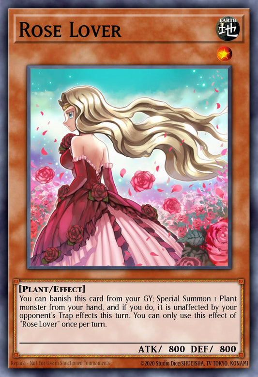 (003) YuGiOh TCG PGL2: Premium Gold 2 Single: Rose Lover  Gold Secret Rare