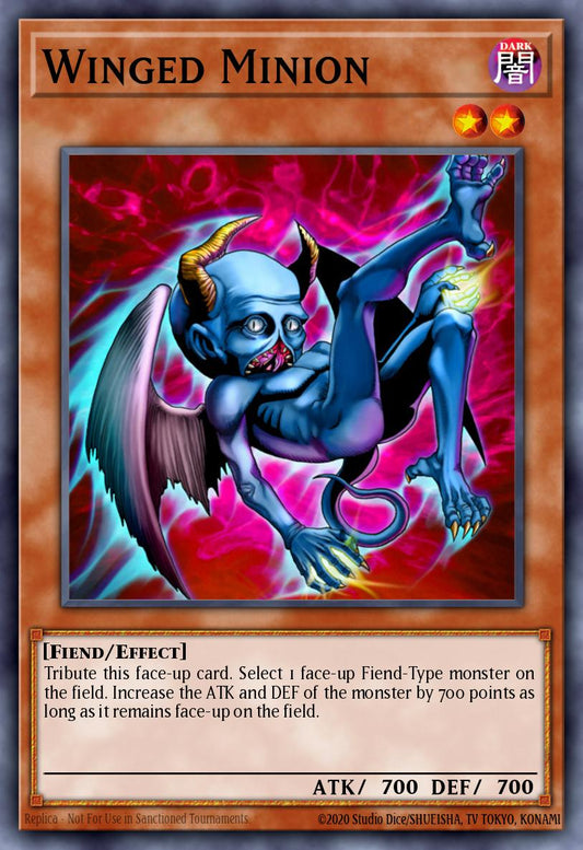 (128) YuGiOh TCG DB2: Dark Beginning 2 Single: Winged Minion  Common