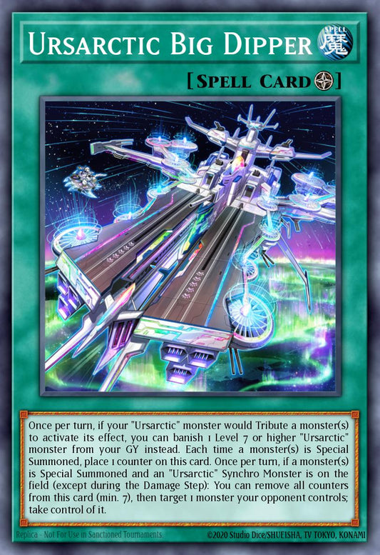 (038) YuGiOh TCG ANGU: Ancient Guardians Single: Ursarctic Big Dipper  Ultra Rare