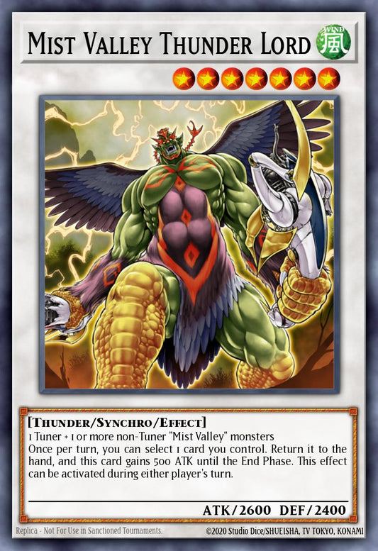 (063) YuGiOh TCG HAC1: Hidden Arsenal: Chapter 1 Single: Mist Valley Thunder Lord (V.2 - Parallel Rare)  Parallel Rare