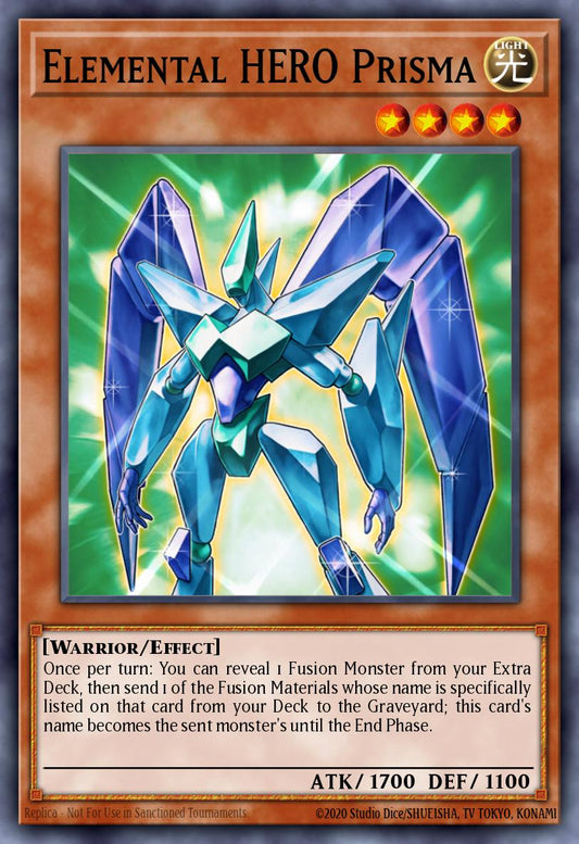 (193) YuGiOh TCG RA03: Quarter Century Bonanza Single: Elemental HERO Prisma (V.2 - Quarter Century Secret Rare)  Quarter Century Secret Rare