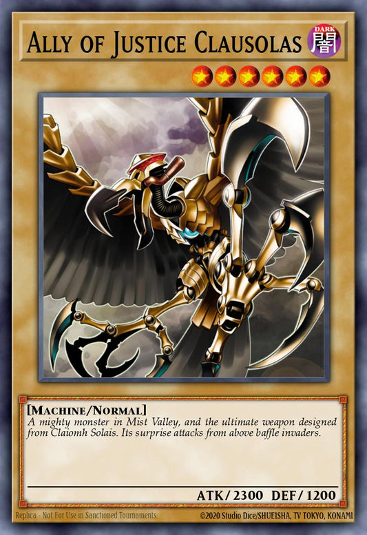 (076) YuGiOh TCG HAC1: Hidden Arsenal: Chapter 1 Single: Ally of Justice Clausolas (V.2 - Parallel Rare)  Parallel Rare