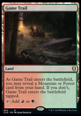 (894) Magic The Gathering Commander Legends: Battle for Baldur's Gate: Extras Single: Game Trail  Rare