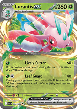 (004/084) Pokemon TCG Pitch Black Single: Lurantis ex   Double Rare