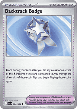 (074/084) Pokemon TCG Pitch Black Single: Backtrack Badge  Uncommon