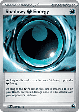 (083/084) Pokemon TCG Pitch Black Single: Shadowy [D] Energy  Rare