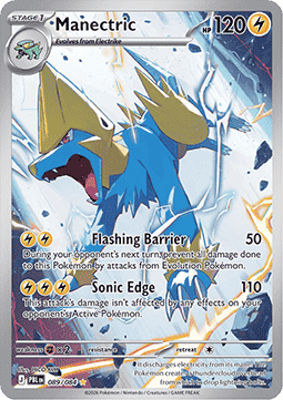 (089/084) Pokemon TCG Pitch Black Single: Manectric   Illustration Rare
