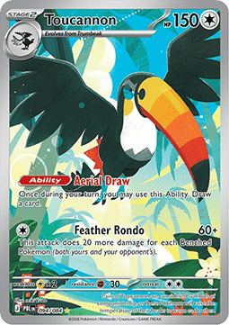 (094/084) Pokemon TCG Pitch Black Single: Toucannon   Illustration Rare