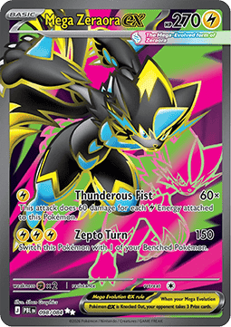 (098/084) Pokemon TCG Pitch Black Single: Mega Zeraora ex   Ultra Rare