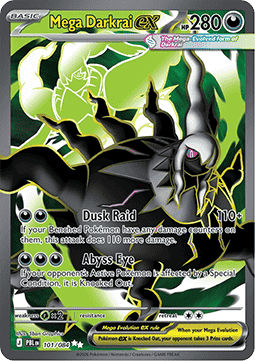 (101/084) Pokemon TCG Pitch Black Single: Mega Darkrai ex   Ultra Rare