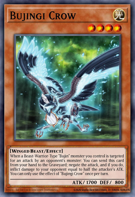 (145) YuGiOh TCG MP14: 2014 Mega-Tins Mega-Pack Single: Bujingi Crow  Rare