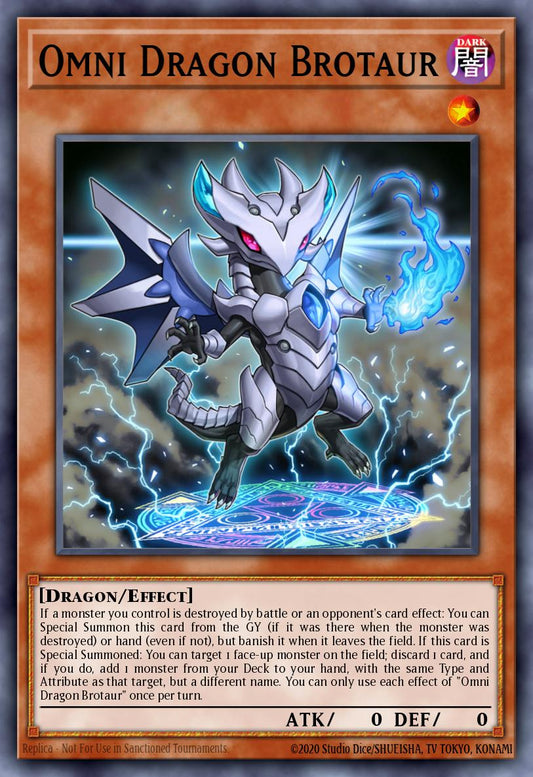(059) YuGiOh TCG MP20: 2020 Tin of Lost Memories Mega Pack Single: Omni Dragon Brotaur  Ultra Rare