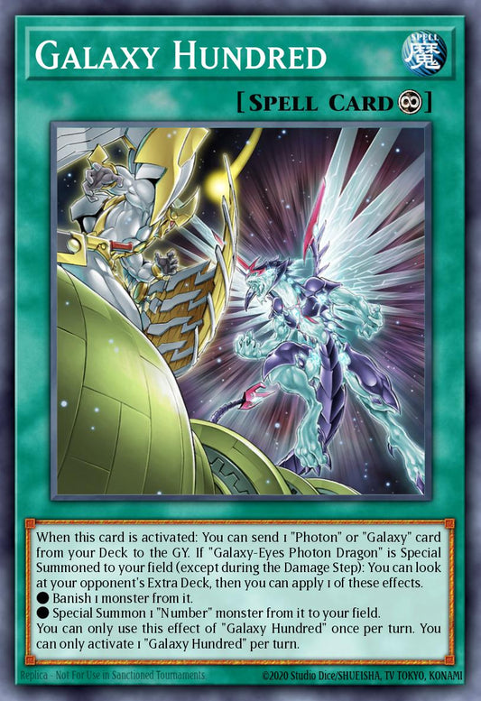 (177) YuGiOh TCG MP24: 25th Anniversary Tin: Dueling Mirrors Single: Galaxy Hundred  Ultra Rare