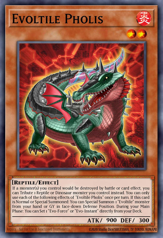 (213) YuGiOh TCG MP24: 25th Anniversary Tin: Dueling Mirrors Single: Evoltile Pholis  Ultra Rare