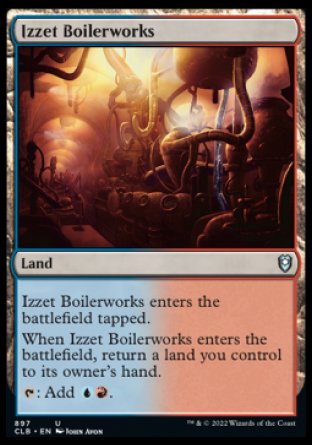 (897) Magic The Gathering Commander Legends: Battle for Baldur's Gate: Extras Single: Izzet Boilerworks  Uncommon