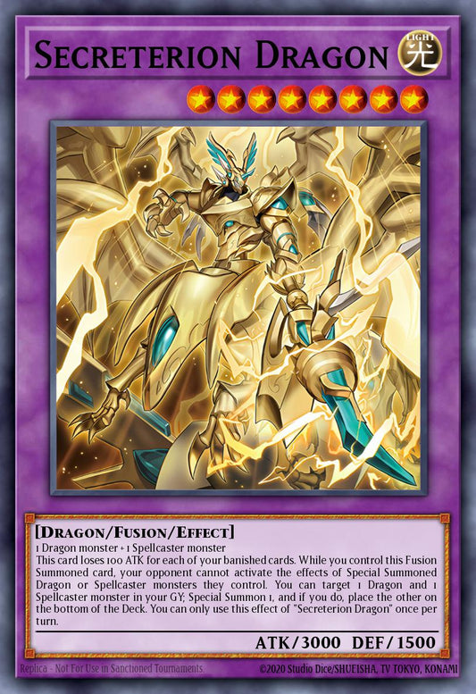 (DUAD037) YuGiOh TCG Duelist’s Advance Single: Secreterion Dragon (V.1 - Ultra Rare)  Ultra Rare