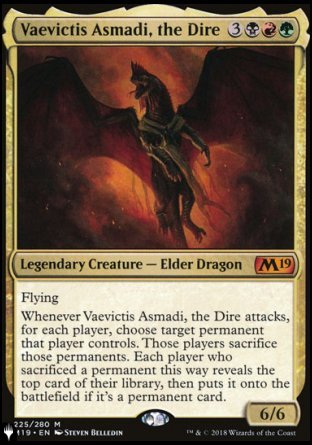 (225) Magic The Gathering The List Single: Vaevictis Asmadi, the Dire  Mythic
