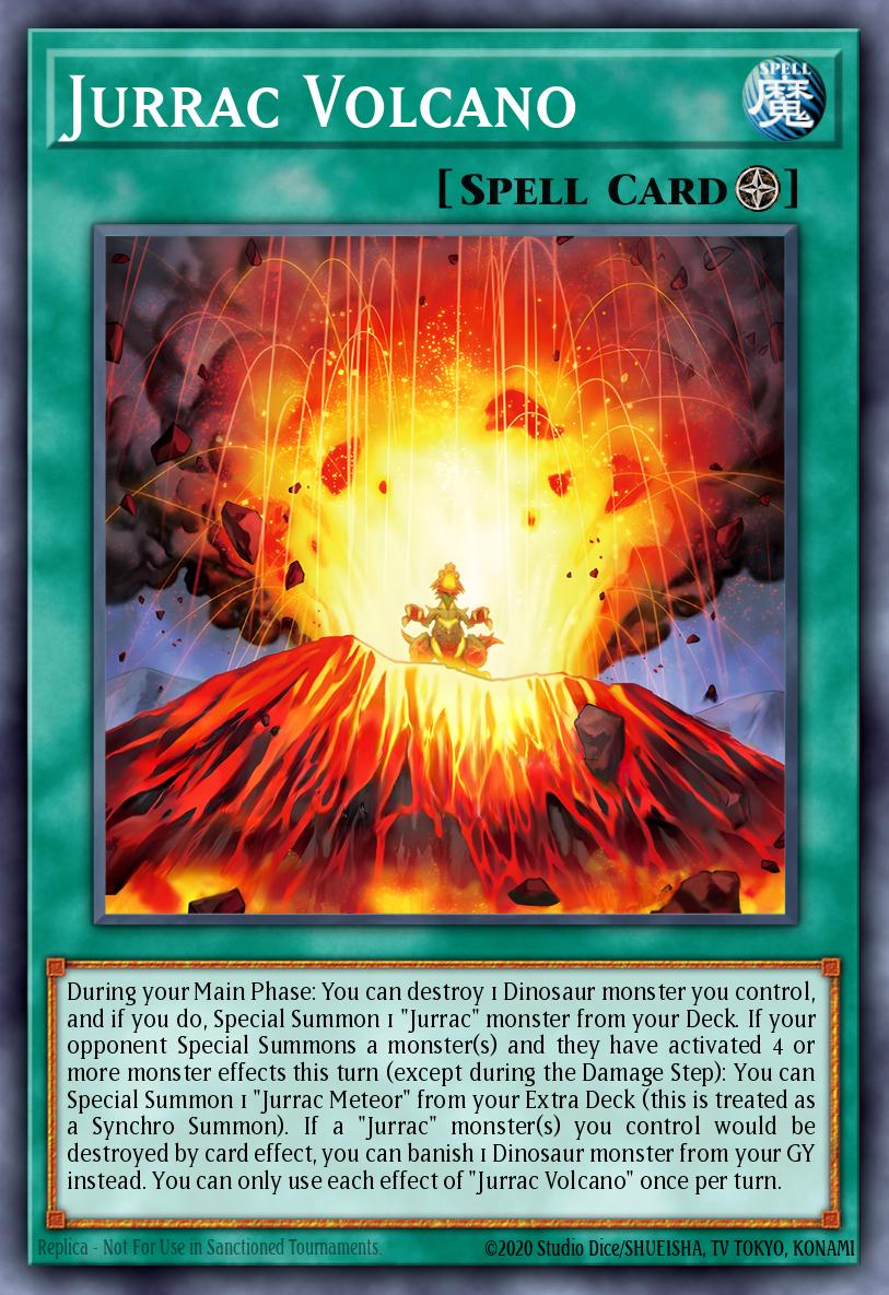 (019) YuGiOh TCG BLMM: Battles of Legend: Monster Mayhem Single: Jurrac Volcano  Secret Rare
