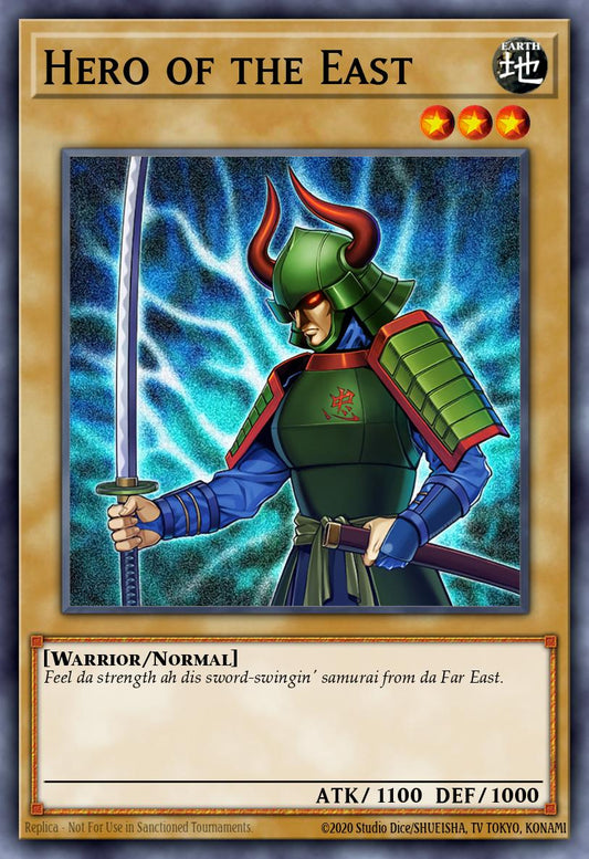 (019) YuGiOh TCG LCJW: Legendary Collection 4: Mega Pack Single: Hero of the East  Common