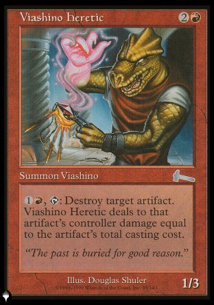 (095) Magic The Gathering The List Single: Viashino Heretic  Uncommon