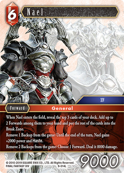 (014) Final Fantasy TCG Opus IX: Lords & Chaos Single: Nael (9-014) Holo Legend