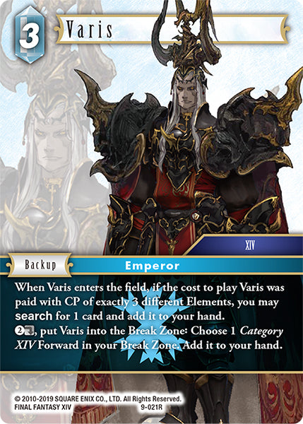 (021) Final Fantasy TCG Opus IX: Lords & Chaos Single: Varis (9-021) Holo Rare