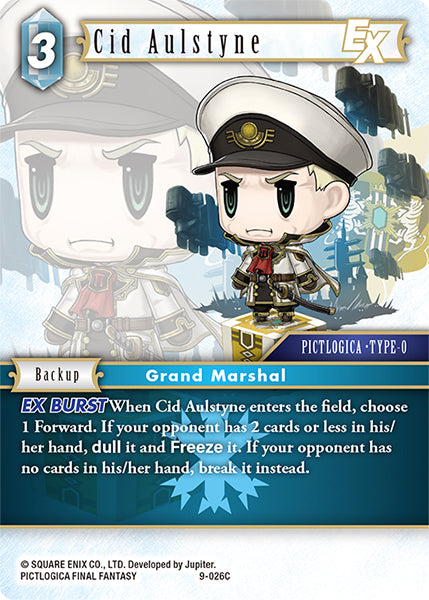 (026) Final Fantasy TCG Opus IX: Lords & Chaos Single: Cid Aulstyne (9-026)  Common