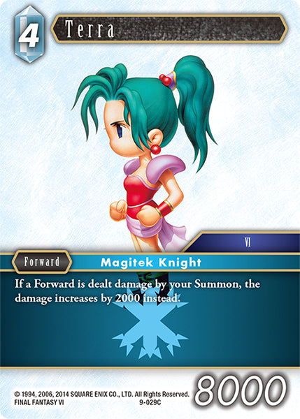 (029) Final Fantasy TCG Opus IX: Lords & Chaos Single: Terra (9-029) Holo Common