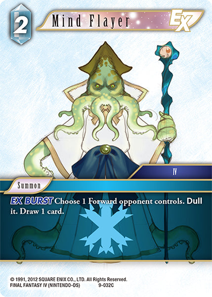 (032) Final Fantasy TCG Opus IX: Lords & Chaos Single: Mind Flayer (9-032) Holo Common