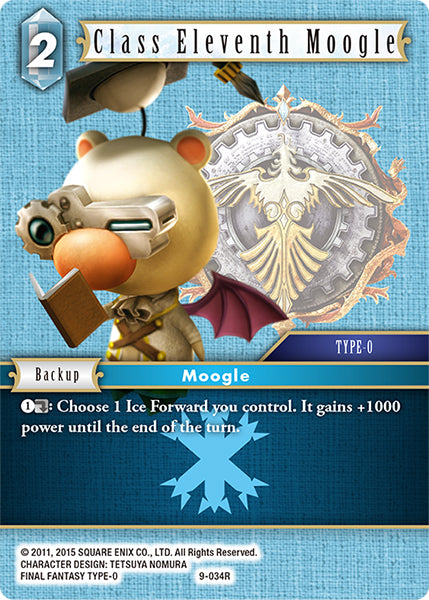 (034) Final Fantasy TCG Opus IX: Lords & Chaos Single: Class Eleventh Moogle (9-034) Holo Rare