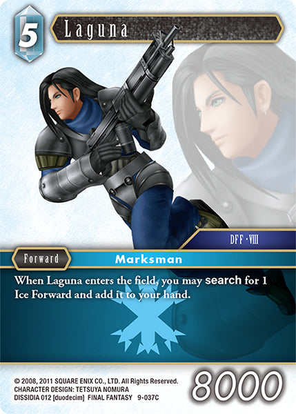 (037) Final Fantasy TCG Opus IX: Lords & Chaos Single: Laguna (9-037) Holo Common