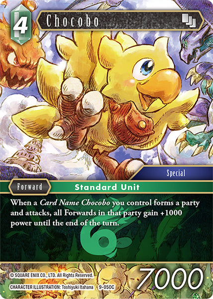 (050) Final Fantasy TCG Opus IX: Lords & Chaos Single: Chocobo (9-050) (V.1) Holo Common