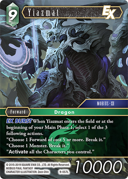 (057) Final Fantasy TCG Opus IX: Lords & Chaos Single: Yiazmat (9-057) Holo Legend