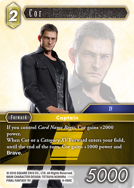 (066) Final Fantasy TCG Opus IX: Lords & Chaos Single: Cor (9-066) Holo Common