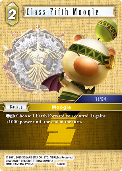 (073) Final Fantasy TCG Opus IX: Lords & Chaos Single: Class Fifth Moogle (9-073) Holo Rare