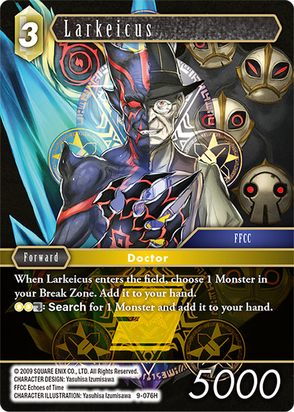 (076) Final Fantasy TCG Opus IX: Lords & Chaos Single: Larkeicus (9-076) (V.1) Holo Hero