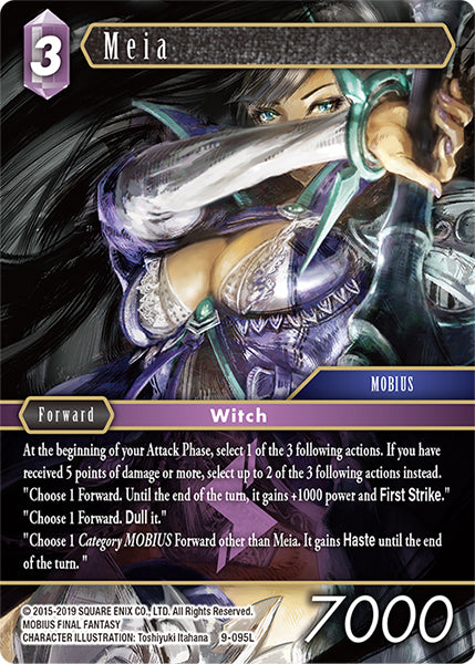 (095) Final Fantasy TCG Opus IX: Lords & Chaos Single: Meia (9-095) (V.1) Holo Legend