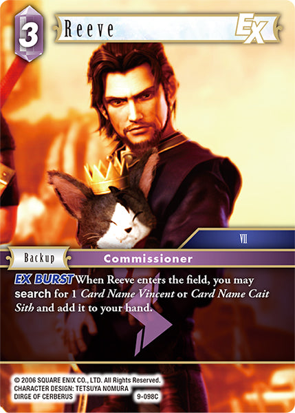 (098) Final Fantasy TCG Opus IX: Lords & Chaos Single: Reeve (9-098) Holo Common